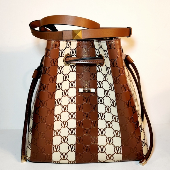 Valentino Handbags - NWT! Valentino by Mario Valentino monogram leather bucket bag
